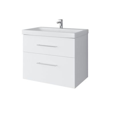 Cabinet with washbasin model SA63-2 in white