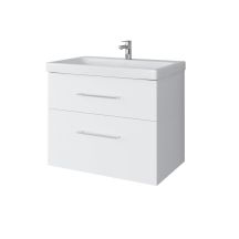 Cabinet with washbasin model SA63-2 in white
