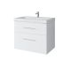 Cabinet with washbasin model SA63-2 in white