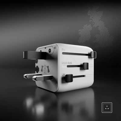 9. SBS TEADAPTUNI universal travel adapter - white