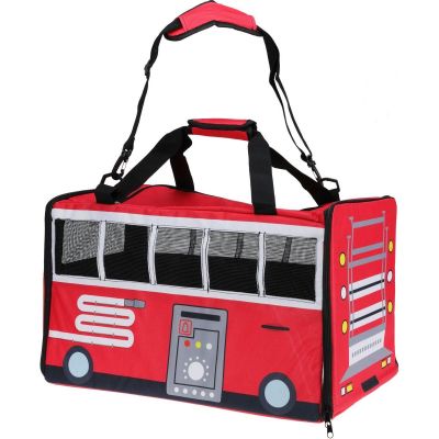 3. PET CARRIER 52X30X32.5CM PET BUS RED