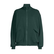 CASALL Comfy Full Zip Sweater, green