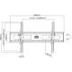 5. Manhattan 423830 TV Mount 2.16 m (85") Black