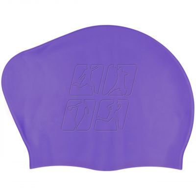 4. Silicone swimming cap Crowell Recycling Pearl light blue col.6