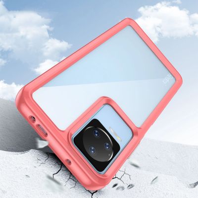 3. Outer Space Case Xiaomi Poco F4 5G cover with a flexible frame red