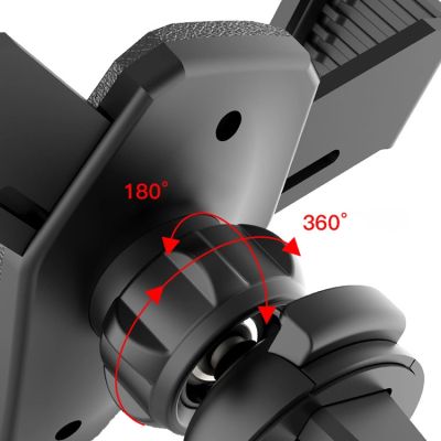 8. Gravity smartphone car holder, silver (YC07)