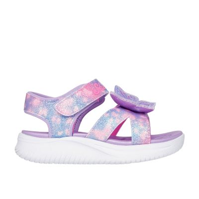 7. Skechers Kids' Sandals JUMPSTERS SANDAL BUTTERFLY BRITES 303109N LVMT
