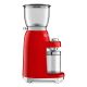10. Smeg CGF11RDEU Coffee Grinder 150W Red