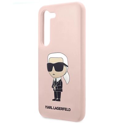 6. Karl Lagerfeld KLHCS23MSNIKBCP S23+ S916 hardcase pink/pink Silicone Ikonik