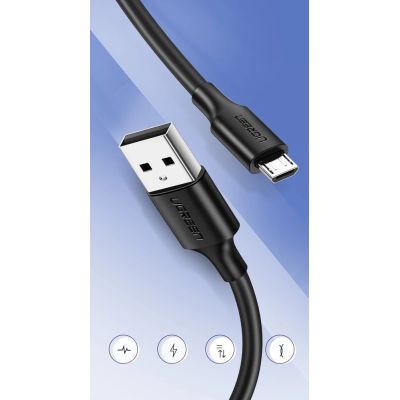 3. Ugreen US289 60138 micro USB / USB-A cable 2m - black