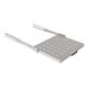 6. LANBERG SLIDE-OUT SHELF FOR 19" RACK CABINETS 350MM GRAY (1U/445X350MM LOAD CAPACITY UP TO 35KG, 4-POINT MOUNTING)