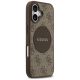 4. Guess 4G Circle Classic Logo MagSafe case for iPhone 17 - brown