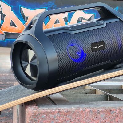 12. Nedis Party Boombox 60W LED Speaker [60W/ 6Std Battery/ Bluetooth/ TWS/ LED]