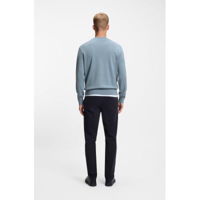 5. Boss Knitwear Kanovano_S Men's Sweatshirt Light/Pastel Blue (50527583-451)