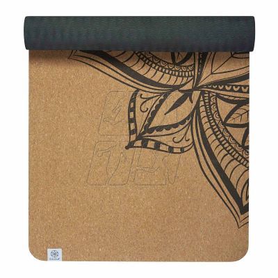 7. Yoga mat Gaiam Printed Cork Mandala 5 mm 63495