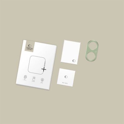 5. Tech-Protect Camalloy Fit+ Camera Glass for iPhone 17 - Green