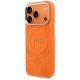 2. Guess Peony Hot Stamp MagSafe Case for iPhone 17 Pro Max - Orange
