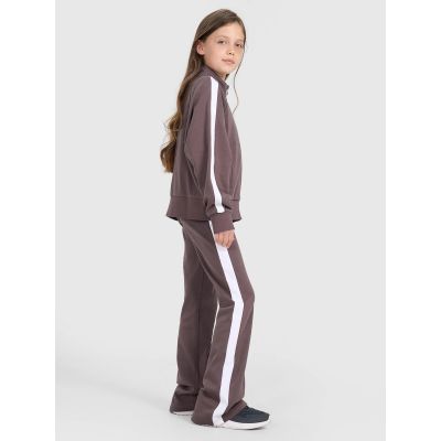 3. Girls' sweatpants with flared legs 4F 4FJRAW25TTROF1599-51S