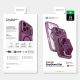 10. AmazingThing Titan Pro Lens Stand Set for iPhone 18 Pro Max with Magnetic Holder and Stand, Compatible with MagSafe - Purple