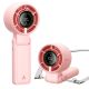 2. Aecooly Halo 02 Portable Handheld Fan, Pink