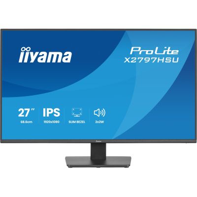 7. iiyama ProLite X2797HSU-B1 computer monitor 68.6 cm (27") 1920 x 1080 px Full HD LED Black
