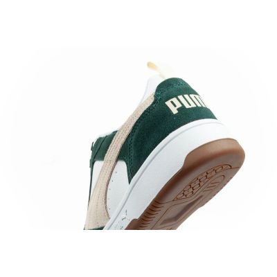 7. Puma Rebound v6 men's sports sneakers fashionable comfortable white green