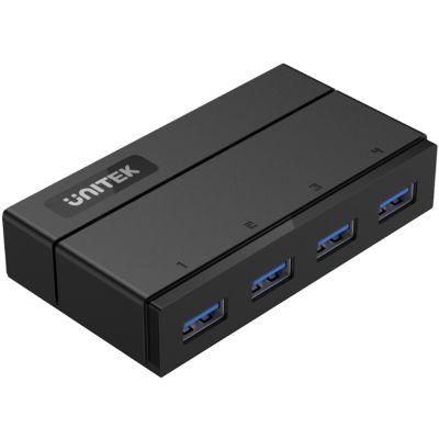 2. UNITEK Y-HB03001 3.2 Gen 1 5000 Mbit/s Black USB Hubs and Concentrators
