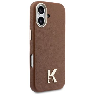 4. Karl Lagerfeld Karl Head Logo MagSafe Case for iPhone 17 - Brown