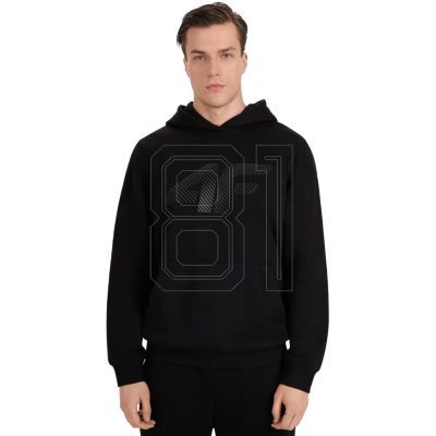 Men's sweatshirt 4F M1766 deep black 4FWMM00TSWSM1766 20S