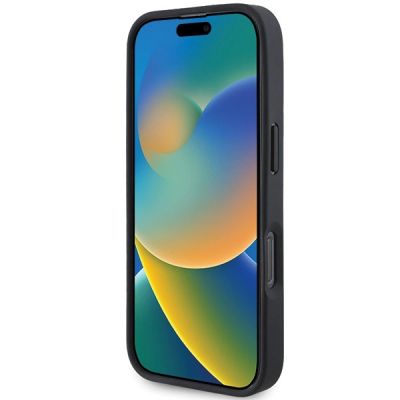 5. Mercedes MB Wood Imitation Leather MagSafe iPhone 16 Pro Case - Red