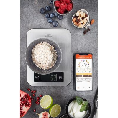 5. GEFU SCORE G-21930 Stainless Steel Electronic Kitchen Scale