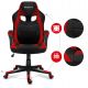 12. Huzaro FORCE 2.5 Red Mesh Gaming Chair
