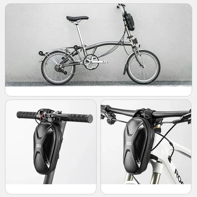 5. Rockbros bag 3011006301 for the handlebar of a bicycle or scooter 1.3 l - black