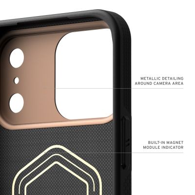 7. UAG Fibr Armr MagSafe - iPhone 17 Pro Max case compatible with MagSafe (kevlar graphite / bronze)