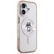 4. Karl Lagerfeld IML Choupette Sketch Logo MagSafe iPhone 17 Case - Pink