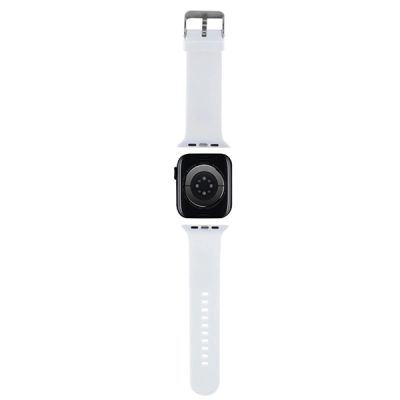 2. Karl Lagerfeld 3D Rubber Choupette Head Strap for Apple Watch 42/44/45/49mm - White