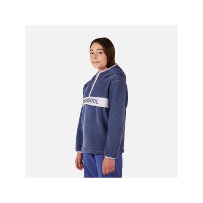 4. ROSSIGNOL JR ALLTRACK ANORAK FLEECE children's sweatshirt blue
