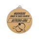 5. Silver medal - running - steel medal with engraving on laminate