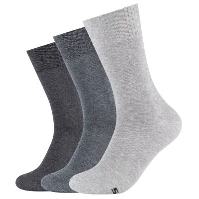 Skechers 3pk Men's Basic Socks SK41007-9300 Gray 39-42