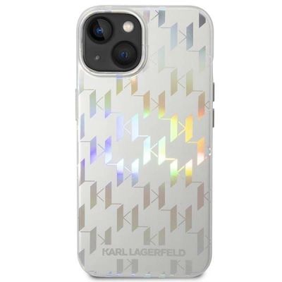 3. Karl Lagerfeld KLHCP14SLGMMSV3 iPhone 14 / 15 / 13 case - silver