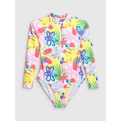 7. Girls' one-piece swimsuit with UPF50+ filter 4F 4FJRSS26USWSF144-92A