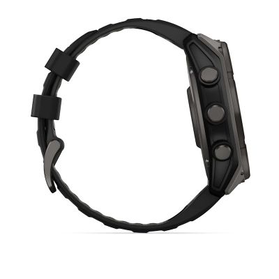 29. Garmin Fenix 8 Solar Sapphire Titanium Carbon Gray DLC Black watch
