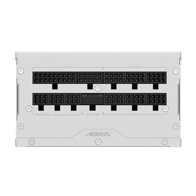 3. Gigabyte AORUS ELITE P1000W 80+ Platinum Modular PCIe 5.0 ICE Power Supply (GP-AE1000PM PG5 ICE)