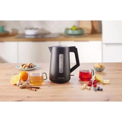 5. Gorenje K17OPB | Kettle | Electric | 2200 W | 1.7 L | Plastic | 360° rotational base | Black