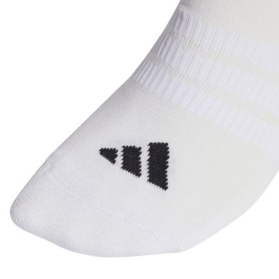 3. Adidas Cushioned Essentials Low Cut Socks 3 Pairs White JZ0535