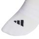 3. Adidas Cushioned Essentials Low Cut Socks 3 Pairs White JZ0535