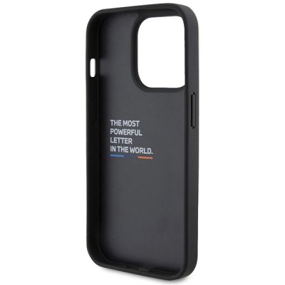 7. BMW Leather Carbon case for iPhone 15 Pro - black