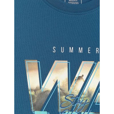 6. Men's regular printed T-shirt 4F 4FRSS26TTSHM4306-46S