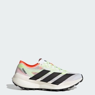 Women's adidas TERREX Agravic Speed 2 trail running shoes – ftwr white/core blk/imp orange size: 37_5