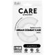 3. CARE by PanzerGlass Flagship Urban Combat White MagSafe Case for iPhone 16e - Transparent